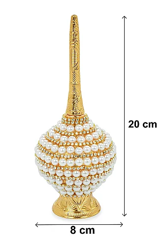 Gold Güldanlık – Gül Suyu Şişesi Zarif Tasarım Gül Suyu Kabı - ihvanonline (1)