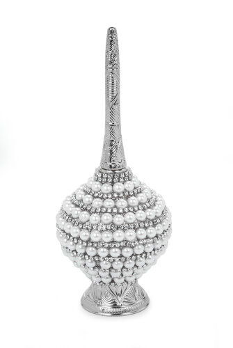 Gümüş Güldanlık – Gül Suyu Şişesi Zarif Tasarım Gül Suyu Kabı - 3