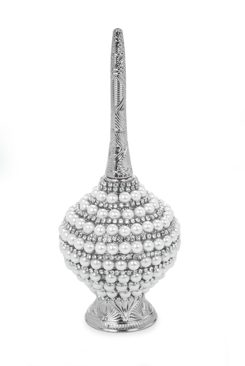 Gümüş Güldanlık – Gül Suyu Şişesi Zarif Tasarım Gül Suyu Kabı - 3