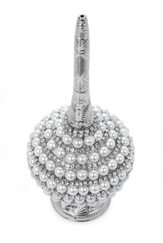 Gümüş Güldanlık – Gül Suyu Şişesi Zarif Tasarım Gül Suyu Kabı - 4