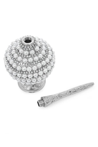 Gümüş Güldanlık – Gül Suyu Şişesi Zarif Tasarım Gül Suyu Kabı - 7