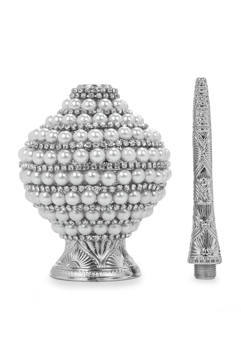 Gümüş Güldanlık – Gül Suyu Şişesi Zarif Tasarım Gül Suyu Kabı - 8