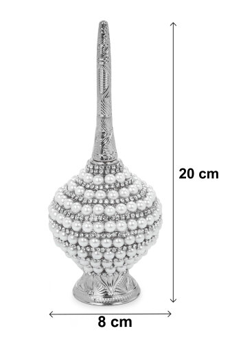 Gümüş Güldanlık – Gül Suyu Şişesi Zarif Tasarım Gül Suyu Kabı - ihvanonline (1)