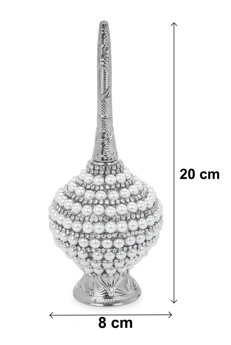 Gümüş Güldanlık – Gül Suyu Şişesi Zarif Tasarım Gül Suyu Kabı - 2