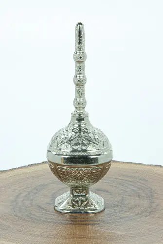 Güldanlık - Gül Suyu Şişesi - Gümüş - 1