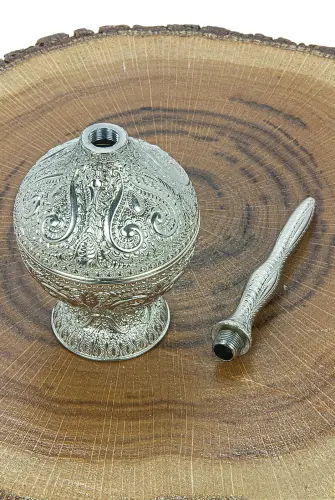 Güldanlık - Gül Suyu Şişesi - Gümüş - ihvanonline (1)