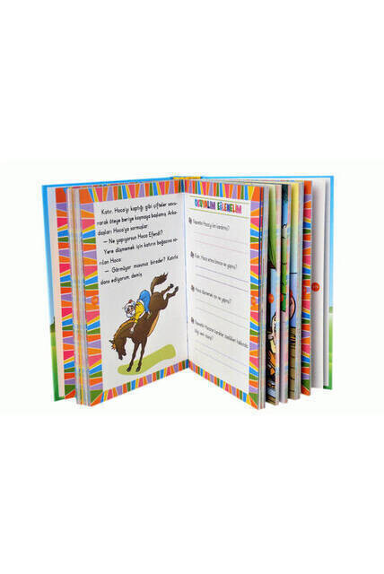 Güldür Bizi Nasrettin Hoca - Akvaryum Yayınları- Çocuk Eğitici Kitap1158 - Thumbnail