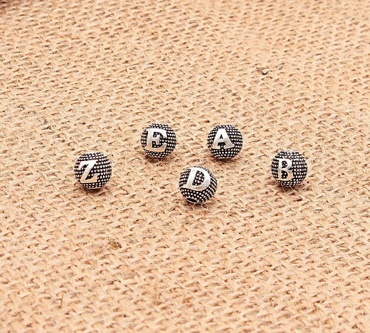 Gümüş Harf 8mm Küre Kesim - 1