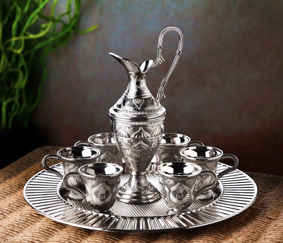 Gümüş Renk 8 Parça Takım - 2