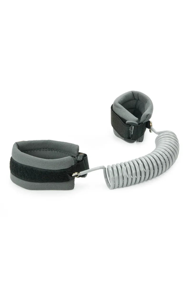 Hac Umre Çocuk Güvenlik Bilekliği Kayıp Önleyici Spiral Kordon - Gri - 3