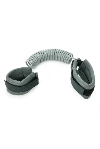 Hac Umre Çocuk Güvenlik Bilekliği Kayıp Önleyici Spiral Kordon - Gri - 5