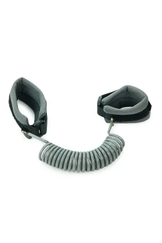 Hac Umre Çocuk Güvenlik Bilekliği Kayıp Önleyici Spiral Kordon - Gri - 6