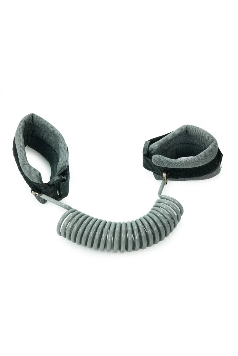 Hac Umre Çocuk Güvenlik Bilekliği Kayıp Önleyici Spiral Kordon - Gri - 6