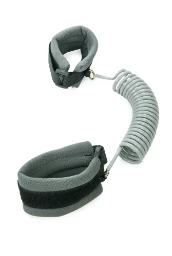 Hac Umre Çocuk Güvenlik Bilekliği Kayıp Önleyici Spiral Kordon - Gri - 7