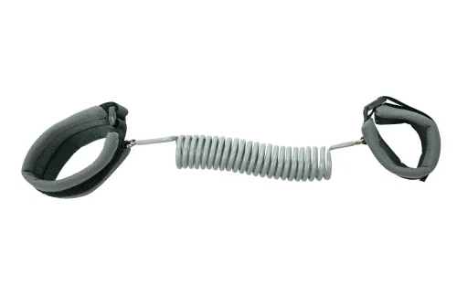 Hac Umre Çocuk Güvenlik Bilekliği Kayıp Önleyici Spiral Kordon - Gri - 8