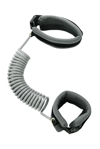 Hac Umre Çocuk Güvenlik Bilekliği Kayıp Önleyici Spiral Kordon - Gri - 9
