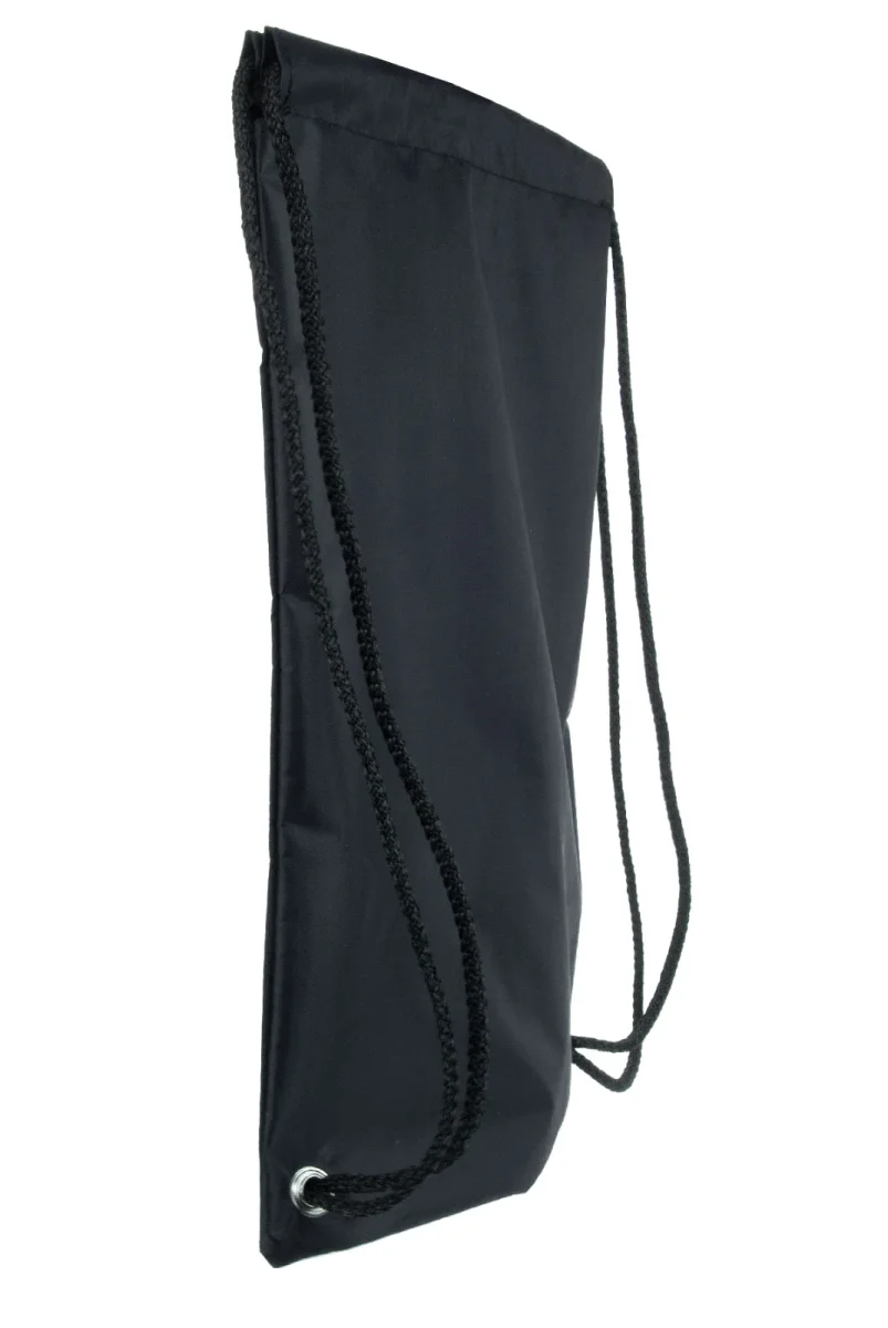 Hac Umre Terlik Çantası, Suya Dayanıklı, Büzmeli Ayarlanabilir Torba Sırt Çantası Siyah - 5