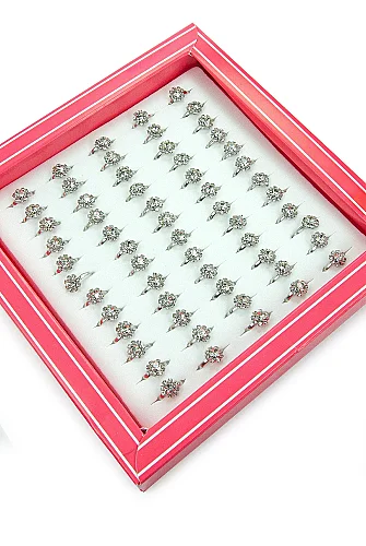 Hac Ve Umre Hediyelik Kız Çocuk Yüzüğü – Gümüş Renk - 60 Adet - 4