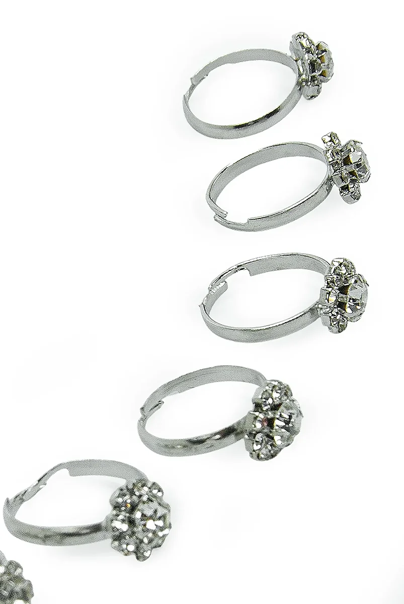 Hac Ve Umre Hediyelik Kız Çocuk Yüzüğü – Gümüş Renk - 60 Adet - 6