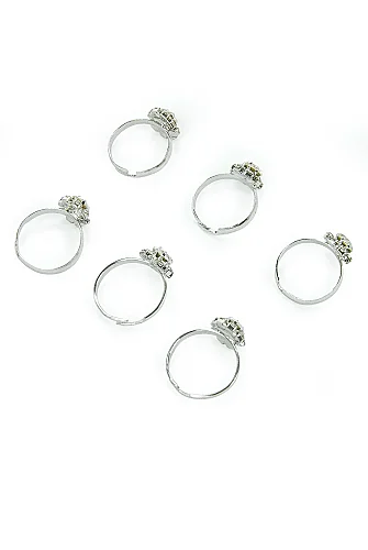 Hac Ve Umre Hediyelik Kız Çocuk Yüzüğü – Gümüş Renk - 60 Adet - 8