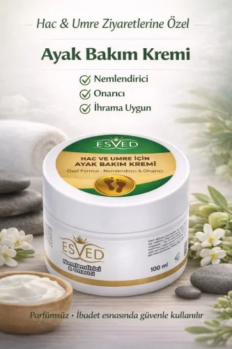 Hac ve Umre Ziyaretleri için Ayak Bakım Kremi - 1