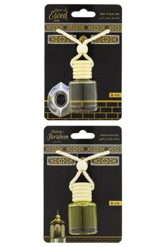Hacerül Esved Kokusu Ve Makamı İbrahim Kokusu 8 Ml Araba Kokusu Cam Şişe 