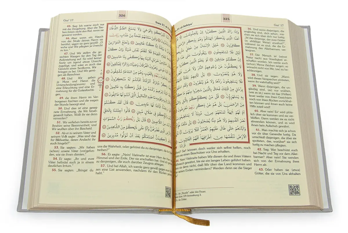 Hafiz Boy Quran with Meal in German - Gray - 4