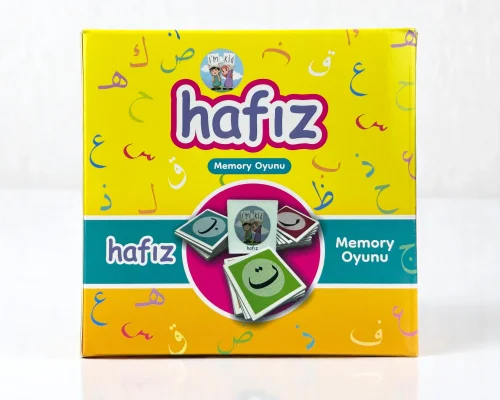 Hafız Memory Oyunu – Dini Eğitici Arapça Harf Eşleştirme Oyun Seti (58 Kart) - 1