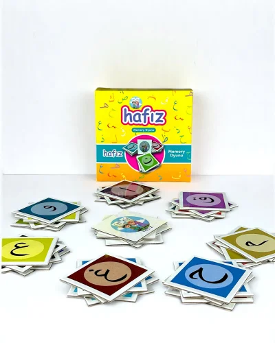 Hafız Memory Oyunu – Dini Eğitici Arapça Harf Eşleştirme Oyun Seti (58 Kart) - 4