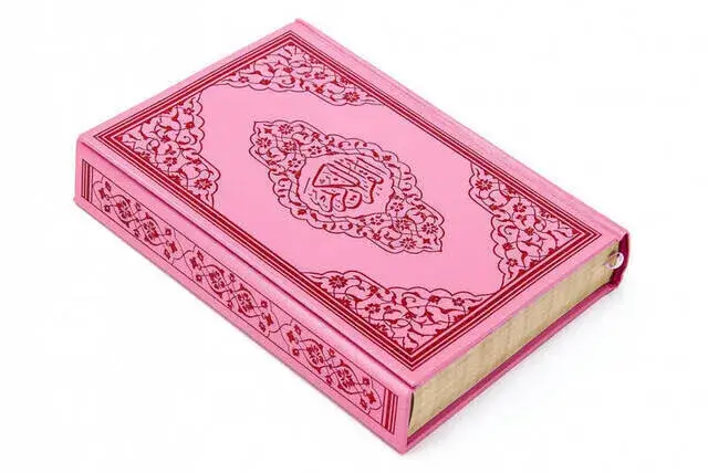 Hafiz Boy Rose Patterned ColorEd Koran Karim (Pink) - 9.1123 - 1