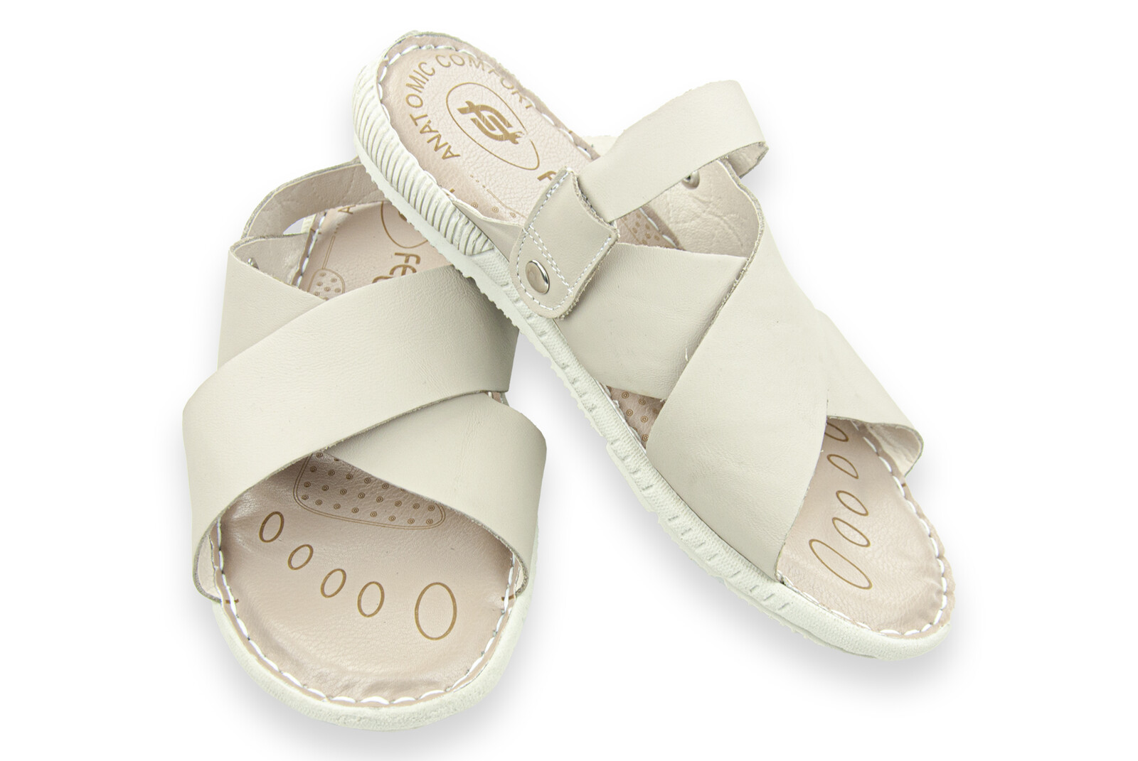 Hajj Umrah Sandal - Cream Color