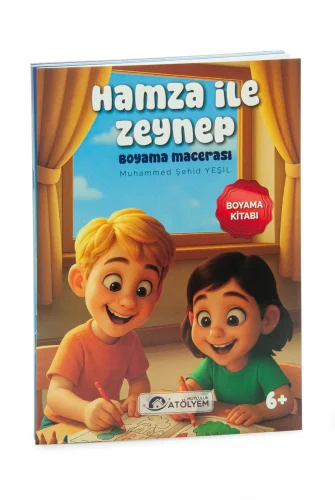 Hamza ve Zeynep ile Kutsal Yolculuk – 4 Kitaplık Hikaye ve Boyama Seti - 1