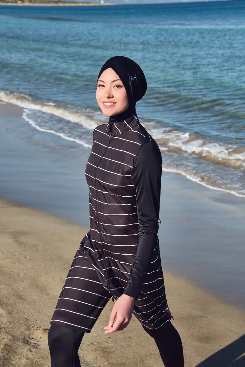 Haşema N-6083-23 Çise Black-White - 1