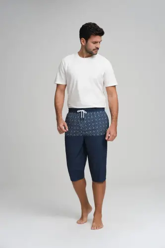 Haşema Hsm-2981-22 Bera Indigo Blue Men's Shorts - 1