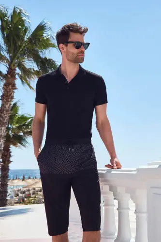 Haşema Hsm-2988-22 Berkin Black Men's Shorts - Haşema (1)
