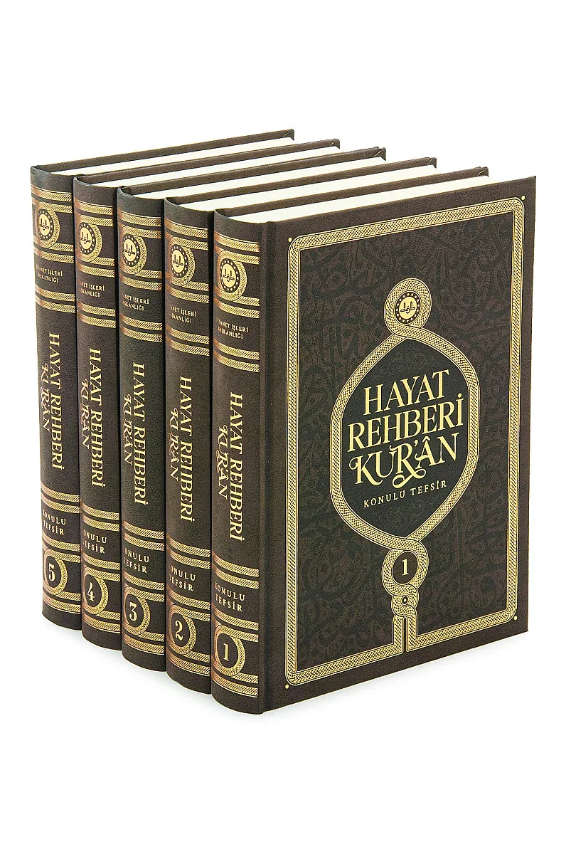 Hayat Rehberi Kuran Konulu Tefsir Seti (5 Cilt) – Diyanet Yayınları Büyük Boy Lüks Baskı - 3