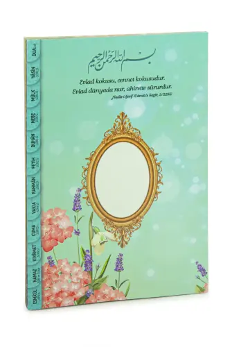 Hediyelik 2'li Mevlüt Seti İsme Özel Etiketli Çantalı, 80 Sayfa Yasin Kitabı - Yeşil - Furkan Neşriyat (1)