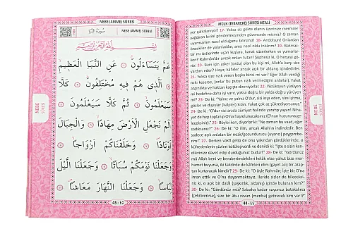 Hediyelik 3'lü İsme Özel Çantalı ve Tesbihli Çanta Boy Yasin Kitabı Mevlüt Seti - Pembe - 8