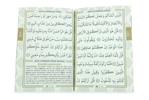 Hediyelik 3'lü Mevlüt Seti İsme Özel Etiketli Çantalı Tesbihli, Magnetli Yasin Kitabı - Simli - 7