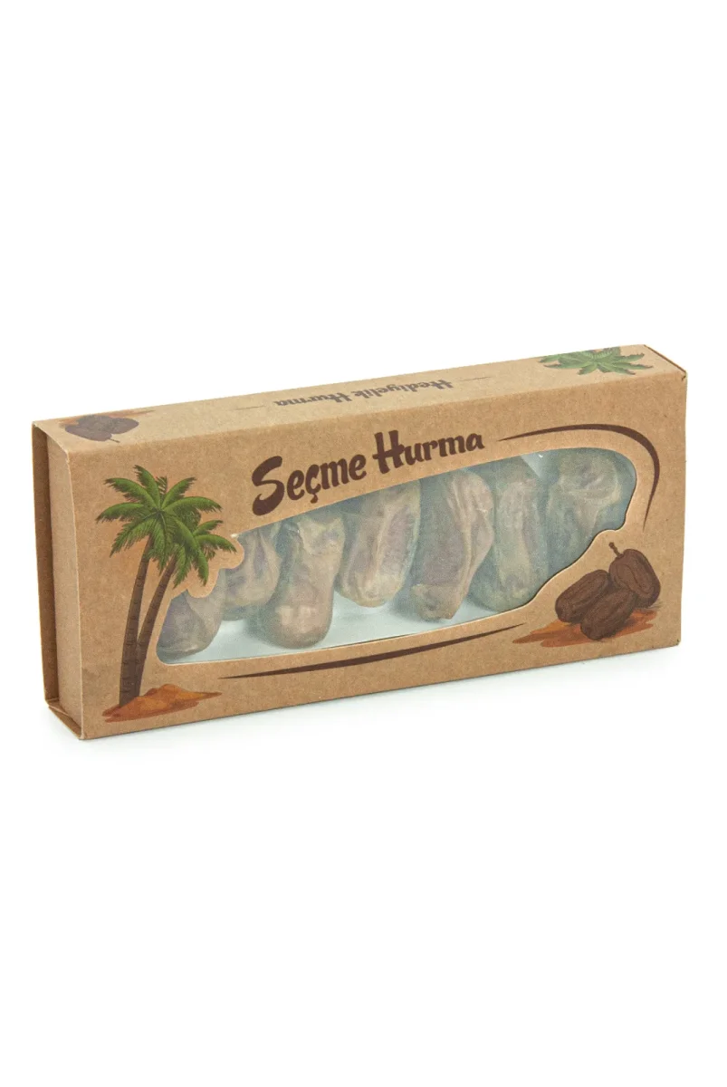 Hediyelik 7 li Özel Kutulu Hurma, İftarlık İkramlık Medine Sugai Hurması - 3