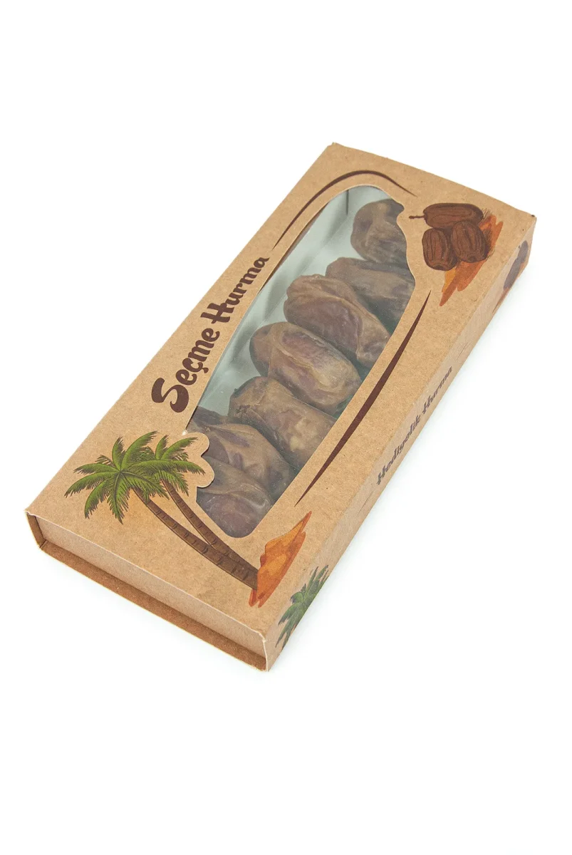 Hediyelik 7 li Özel Kutulu Hurma, İftarlık İkramlık Medine Sugai Hurması - 5