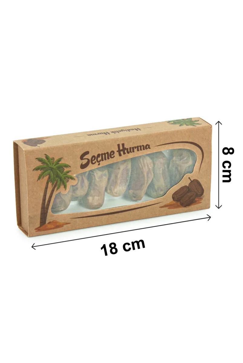 Hediyelik 7 li Özel Kutulu Hurma, İftarlık İkramlık Medine Sugai Hurması - 9