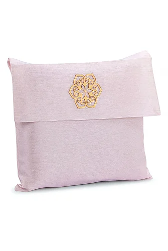 Hediyelik Şantuk Çantalı, Tesbihli, Çeyizlik Seccade Seti - Açık Pembe - 6