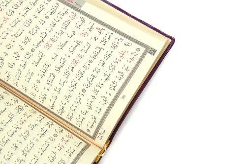 Suni Deri Çantalı - Arapça Kuranı Kerim - Hafız Boy - Bilgisayar Hatlı - Fuşya - 5