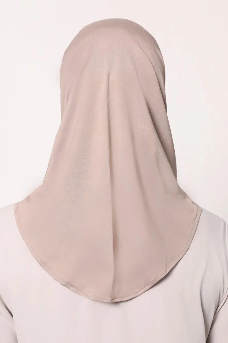 Hijab Sport Penye Bone - Açık Vizon - 4