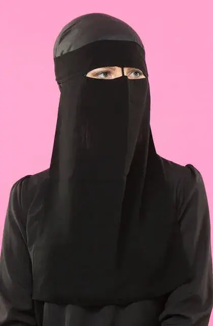 Muslim Women Long Hijab Veil Head Scarf Turban Black One Pieces Islamic Fashion Female Combed Easy To Wear New Season 2022 - 2
