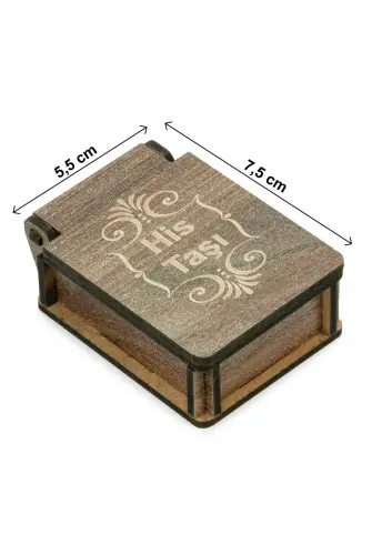 His Taşı Kolye - Ahşap Kutulu Hediyelik - 3