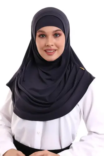 Yetişkin Pratik Eşarp Lacivert Renk 