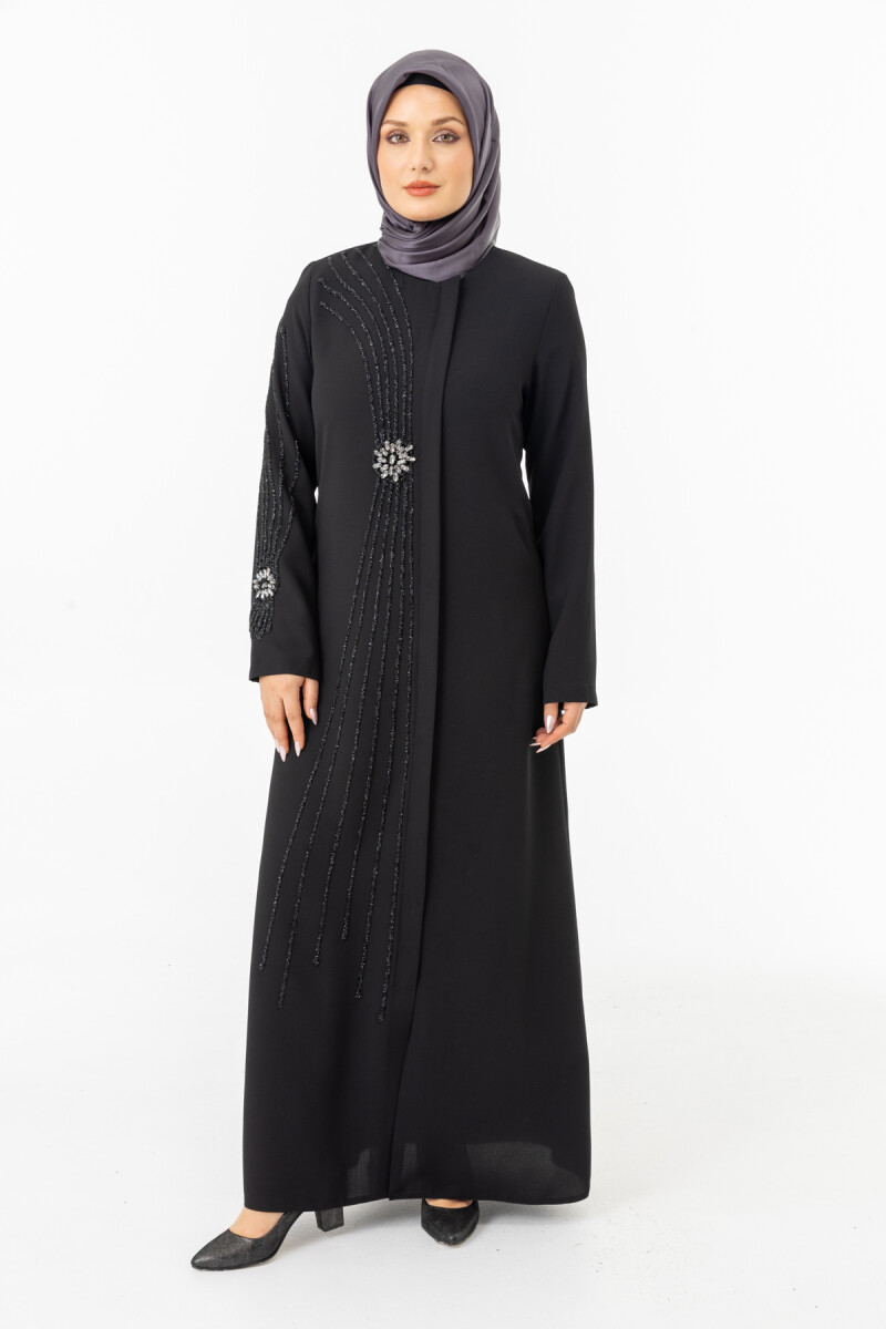 İHVAN ZRNY 5506-25 SİYAH SLİKON TAŞ BSNLİ FERACE - 2