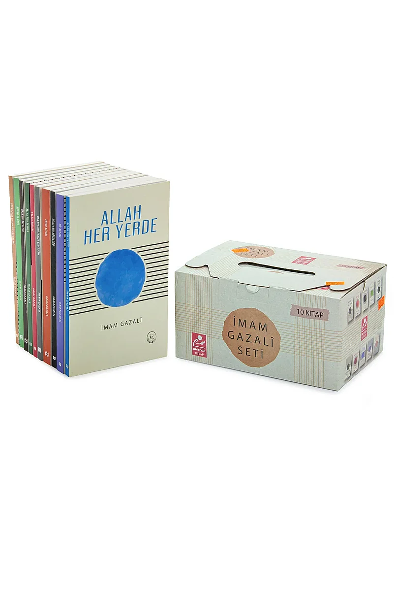 İmam Gazali Kitap Seti (10 Kitap) | Tasavvuf Manevi Gelişim ve Dini Eserler – Kutulu Set - 1